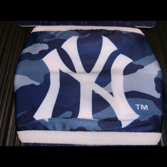 MLB NY NEW YORK YANKEES SM REUSABLE FACE MASKS - Picture 3 of 5
